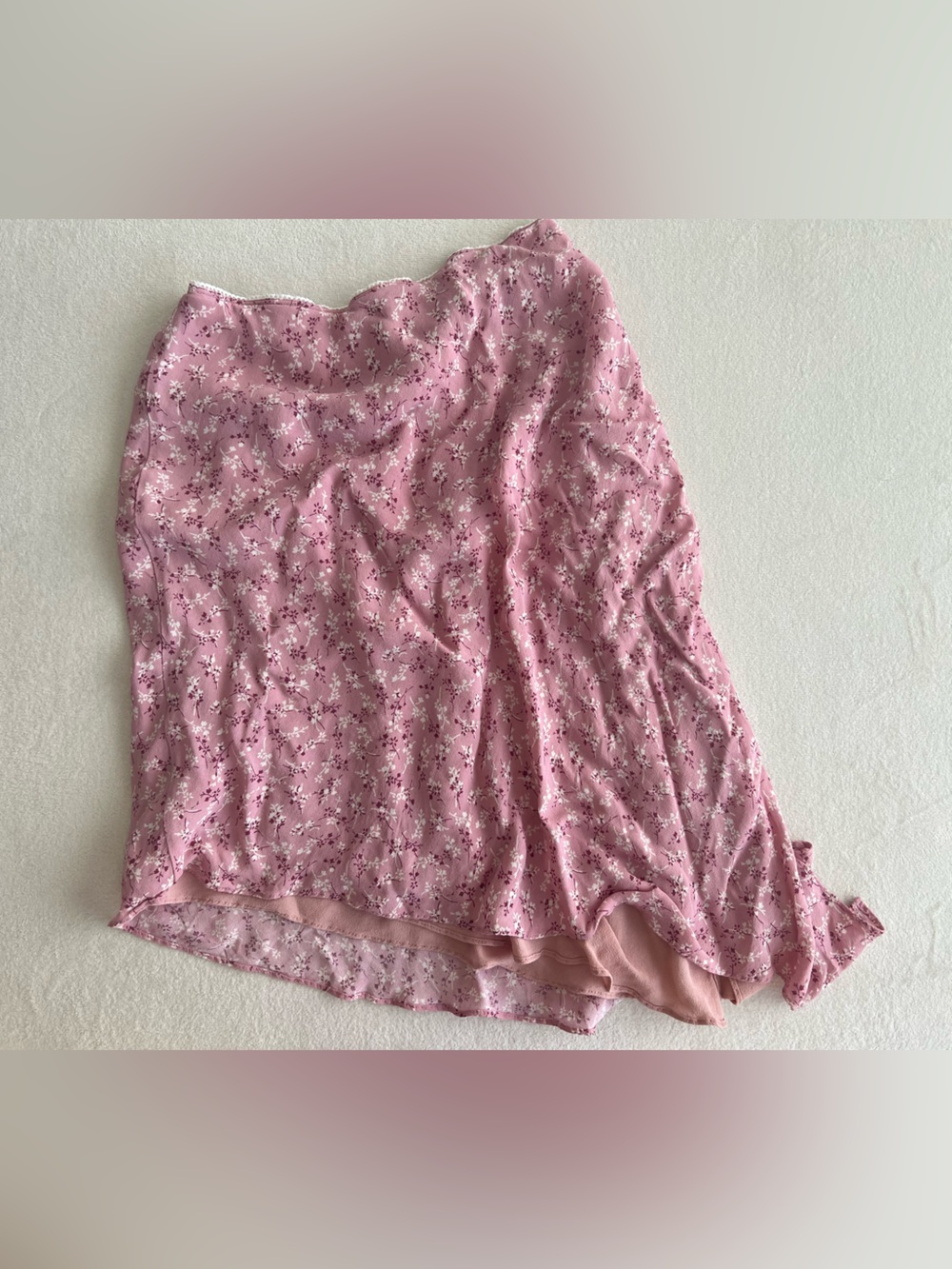 Reformation Elle Skirt in Pink Floral - Picture 3 of 6